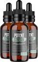 PotentStream Drops - Original Formel, Natural Liquid Supplement med växtextrakt | 100% naturlig, tillverkad i USA, 3 månaders leverans