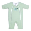 Magic Sleepsuit Baby Merlin's Cotton Baby Swaddle Transition Product - Mjuk och mysig design, Dubbel Zipper för enkla blöjaförändringar, främjar säker sömn, 3-6 månader - Sage Green - Stora 18-21lbs