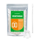 wananfu Size 00 Empty Capsules Vegetarian (1000 Count) Bundle med Micro Lab Spoon, Clear Fillable Veggie Pill Capsules 00 för att göra dina egna tillägg