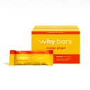 Varför Bars, Protein Bars, Mango Ginger, 2.04 Ounce Bars (Pack of 12 Protein Bars) - Protein Bar Superfood, Gluten Free, Non GMO, Organic, Vegan, Enkla Ingredienser