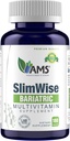 Amerika Medic & Science SlimWise Bariatric Multivitamin - 180 Caplets | 2-månaders leverans | Post Gastric Bypass & Sleeve Support | Järn, B12, Vitamin D3, Folate | Lätt att svälja Bariatric Vitaminer