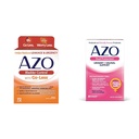 AZO Bladder Control med Go-Less Daily Supplement | Hjälper till att minska yrkesmässigt brådskande och dubbelt skydd | Urinary + Vaginal Support * | Prebiotic Plus kliniskt beprövade kvinnors probiotikum