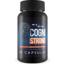 Cogni Strong Pro - Brain Health Support Supplement för minne, fokus, klarhet och humör - Hjärnhälsotillskott för vuxna med Ginseng, gurkmeja, grönt te och vitamin D - Nootropic Brain Booster