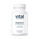 Vital Nutrients Vitamin E med blandade tokoferoler | Potent Antioxidant Vitamin E Supplements för att stödja hjärt-kärlhälsa * Gluten och Dairy Free | Non-GMO | 100 Softgels