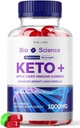 Rize labs - Bio Science Keto Plus Gummies för viktminskning, extra styrka, avancerad formel innehåller Apple Cider Vinegar Gummies (60 Gummies)
