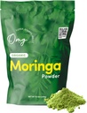 OMG! Superfoods Organic Moringa Powder - 100% ren, USDA Certified Organic - Bra Källa av Kalcium, Järn, Vitamin A, Vitamin E & More! - 15.5 Ounces (1 Paket)