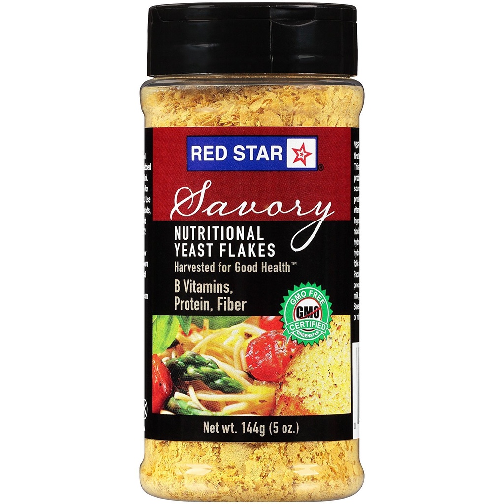 Red Star Nutritional Yeast VSF Mini Flake 5oz (förpackning på 2)