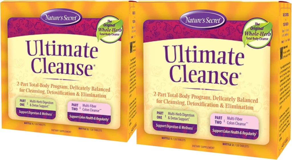 Naturens hemliga ultimata rengöring två 120 tabletter (Pack of 2)