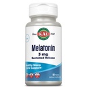 KAL Melatonin 3mg Sustained Release Sleep Aid, Melatonin Supplement Supports Healthy Relaxation, en lugn känsla och en korrekt sömncykel, w / tillägg vitamin B6, Vegan, Gluten Free 60 Serv, 60 tabletter