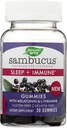 Naturens väg naturens sätt Sambucus Elderberry Sleep + Immune Gummies, 30 Count