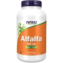 NOW Supplements, Alfalfa 650 mg källa till vitamin K, Gröna Superfoods, 500 tabletter