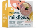 UpSpring Milkflow Immune Support Breastfeeding Supplement Drink Mix Fenugreek-Free, Moringa Elderberry Lemonade Flavor, Lakteringssupplement för att stödja bröstmjölksupply, 16 Mixes