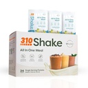 310 Nutrition - All-In-One Meal Replacement Shake - Ny Formel med Fiber Rich Vegan Superfood Blend - Naturliga sötningsmedel - Low Carb Shake, Keto & Paleo Friendly - Gluten Free - 26 Vitaminer och mineraler - Variety Shake Box - Vanilla Crème