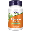 NOW Foods Supplements, Odorless Garlic (Allium sativum), Koncentrerad extrakt, 100 Softgels