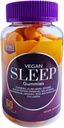 Vegan Sleep Gummies för vuxna - Bio-Sleep FusionTM med Melatonin, Magnesium, gurkmeja, ingefära, Sea Moss & Collagen - naturligt sömnstöd, stressavlastning, Wake Up Refreshed - 60 Count