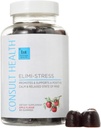 Konsulthälsa - ELIMI-Stress Vegan Gummies - Stress Relief Supplement - Minska trötthet - Naturlig Apple smak - Ashwagandha Root & Leaf Extract -Tumeric Extract - Koffeinfri - 60 Count