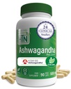 Health Thru Nutrition Ashwagandha 500mg KSM-66® 90 kapslar | Stress, humör, fokus och energi | Kliniskt bevisad och organisk Root-Only Whitania Somnifera Extract | Non-GMO, Gluten & Soy Free