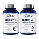 1MD Nutrition CholestMD med Olive Leaf Extract, Bergavit, Niacin, Garlic | 120 kapslar (2-Pack)