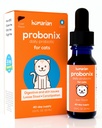 Humarian Probonix Liquid Probiotics for Cats - 8-Strain Cat Probiotic Drops to Fortify Feline Gut Health, Dental Health, Immunity and More - 30-Day Supply - Lever Flavor