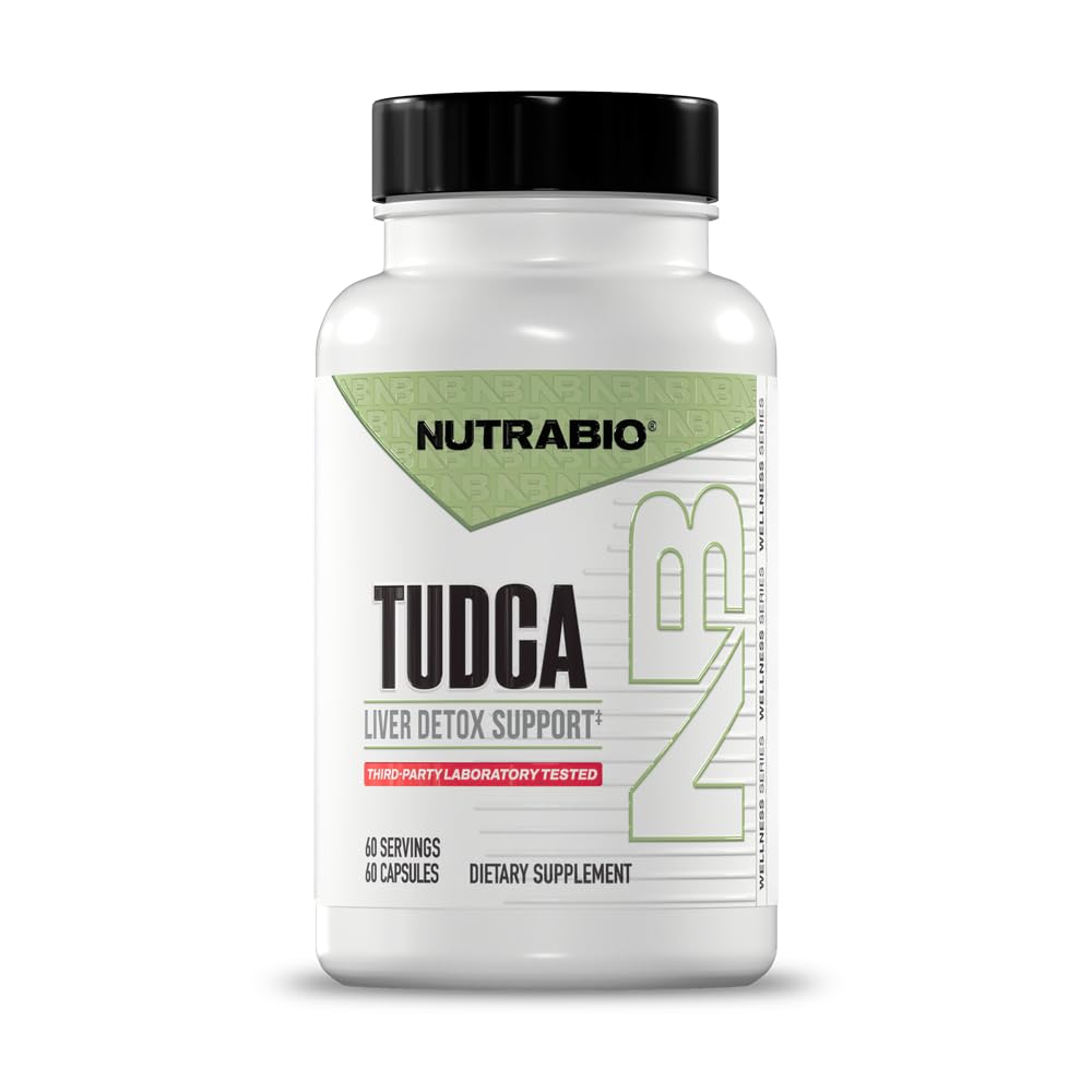 Obunden av NutraBio - Tudca Supplement, 60 kapslar - kan hjälpa till att stödja leverhälsa, avgiftning och övergripande Wellness