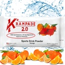 Krampade Potassium Magnesium Supplement Electrolytes Powder - 50 mg Mag + 2000 mg K, >2X Mer än kokosvatten | Cramp Relief | Hydration Packets