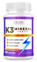 ZELSO K3 Mineral Weight Loss Pills för kvinnor och män, K3 Mineral Pills - K3 Salt Mineral, Vitamin + K3 Capsules Supplement för Keto Weight Loss - 1 Month Supply