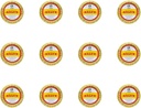 Rawleigh Antiseptic Salve Iconic Yellow Big Tin: 4,5 oz, Multi-Purpose Ointment Soothes Cuts, Bruises, Irritationer, med Turpentine, Phenol, Cottonseed Oil & Paraffin, Original Formel - Pack med 12