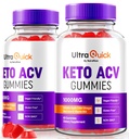 Ultra Quick Keto ACV Gummies, UltraQuick Keto + ACV Viktminskning Support, Premium Keto Plus ACV Formel, Natural Apple Cider Vinegar, Officiella Gomitas Recensioner (120 Gummies)