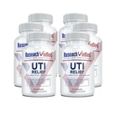 Forskning Verifierad UTI Relief - Urinary Tract Support Supplement - 100% naturlig, Vegan med Lingonberry, Cranberry & D-Mannose - 6 flaska (6 månaders leverans)