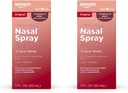 Grundläggande omsorg Maximal styrka 12 timmars Nasal Spray, Oxymetazoline HCl-lösning, överbelastning, kall och allergimedicin, Decongestant, 1 Fl Oz (Pack av 2)