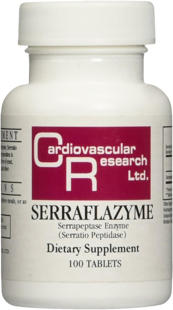 Kardiovaskulär forskning Serraflazyme tabletter, 100 greve