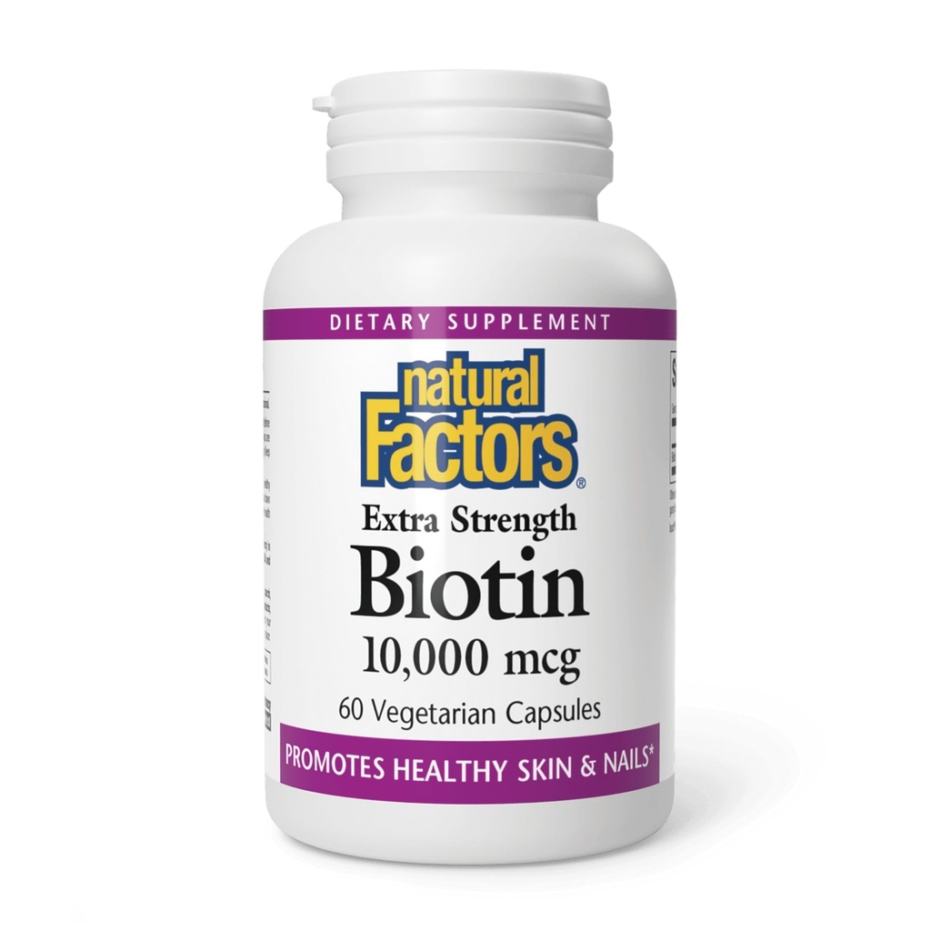 Naturliga faktorer Biotin 10000Mcg, 60 CT