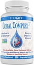 Coral Complex 3 - Coral Calcium 900 mg with Vitamin D3 1200 IU and Magnesium168 mg - 300 Vegetarian Capsules