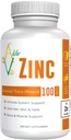 AlcheVita Zinc 50mg - Hög biotillgänglighet - Essential Trace Mineral - Tillägg för immunstöd, ben, hud- och muskelstöd