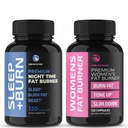 Nobi Nutrition Day och Night Time Fat Burner Bundle för kvinnor | 24/7 Viktminskning med termogena Raspberry Ketones | Appetite Suppressant, Metabolism Booster och Belly Fat Reducer | 120 greve