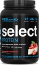 PEScience Välj Proteinpulver, Whey och Casein Blend, ren proteinpulver för kvinnor och män, låg kalori, låg Carb, Keto Friendly, Gluten Free, Strawberry Cheesecake, 27 portioner
