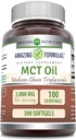 Fantastiska formler MCT Oil Supplement | 1000 Mg per portion | Softgels | Non-GMO | Gluten-Free | Made in USA (1 Pack, 300 Count)