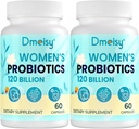 120 miljarder CFU Probiotic - Menopause Support Probiotics for Women, Natural Menopause Probiotic Supplement for Hot Flashes Night Sweats Mood Swings Hormone Balance Gut & Immune Health - 120 Caps
