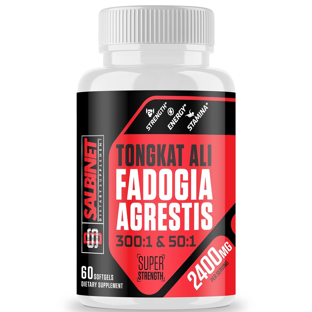 2400mg Fadogia Agrestis Tongkat Ali Supplements - Tredje part testade - 1400mg Fadogia Agrestis & 1000mg Tongkat Ali, Maximal Styrka, Muskelmassa och atletisk prestanda
