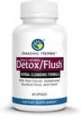Fantastiska örter Detox/Flush Blood Purifier - All Natural Detoxifying Supplement Made with 7 Powerful Cleansing & Purifying Agents - 60 Count