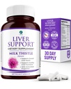 Liver Support - Detox & Cleanse Supplement (Vegetarian) - Advanced Natural Liver Health Formel som kombinerar mjölk Thistle, Selenium, Turmeric Curcumin, Vitamin B12, Vitamin C, Alpha Lipoic Acid, N Acetyl Cysteine, Magnesium, Taurin och mer - 30 Day Supply