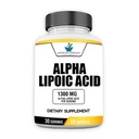 American Standard Supplements Alpha Lipoic Acid 1300mg Per Serving - Vegan, Gluten Free, Non-GMO, 60 kapslar, 30 portioner
