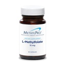 MethylPro 15mg L-Methylfolate (30 kapslar) - Professional Strength Active Methylfolate, 5-MTHF Supplement för humör, hjärnhälsa + immunsupport, icke-GMO + Glutenfri med inga fillers