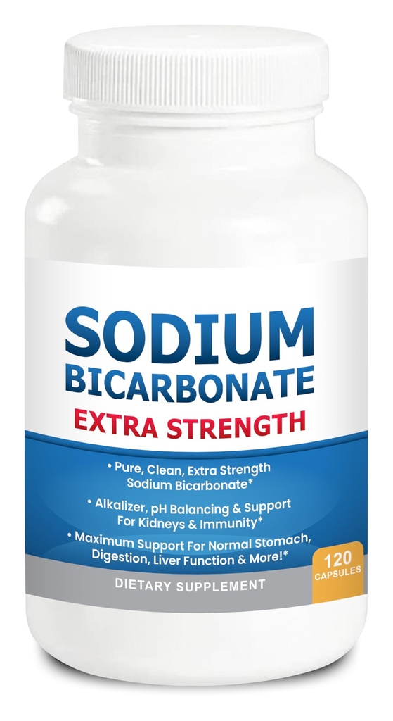 Natriumbikarbonatkapslar Extra Styrka 1300mg Organisk användning Ingen skräp. 1 Natriumbikarbonatkapsel är 1300mg. Pure Sodium Bicarb Tablet