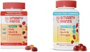 SmartyPants Kids Multivitamin Gummies Bundle: Organisk Probiotika, Omega 3, Vitamins D3, C, B12, B6, A, K & Zink Immune Support, Sugar Free Strawberry Banana, 164 Count