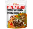 Ellie's Best 7 Mushroom Powder Extract Blend Supplement - Organic Reishi, Lion's Mane, Chaga, Turkey Tail, Cordyceps, Maitake & Shiitake - Dubbel extraherad - 16oz / 456 portioner