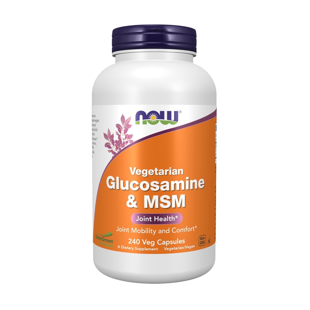 NuFoods Vegetarian Glukosamin & MSM Joint Health 240 Veg Capsules