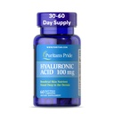 Puritans Pride Hyaluronsyra 100mg, Kosttillskott för hudhydrering, 60 Rapid Release kapslar