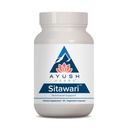Ayush Herbs Sitawari - Shatavari kapslar för kvinnor, Shatavari Root Supplement, Hormone Balance för kvinnor, naturlig kvinnlig reproduktivt stöd - 90 vegetariska kapslar (1 greve)