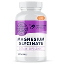 Vimergy Magnesium Glycinate - Stress Support - Chelated to Avoid Tummy Upset * - Främjar hjärthälsa och energi * - Kosher, Vegan Gluten-Free - 180 Caps